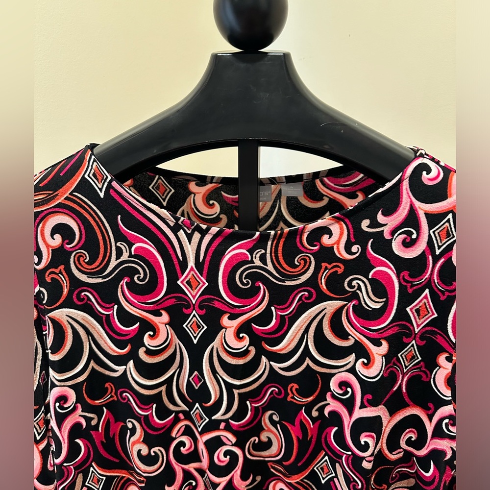 Chico's Scroll Print top - Picture 6 of 16